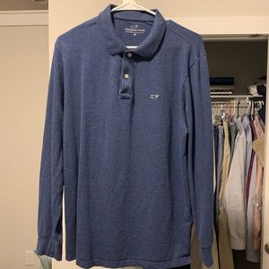 Vineyard Vines Men's Long Sleeve Pique Polo